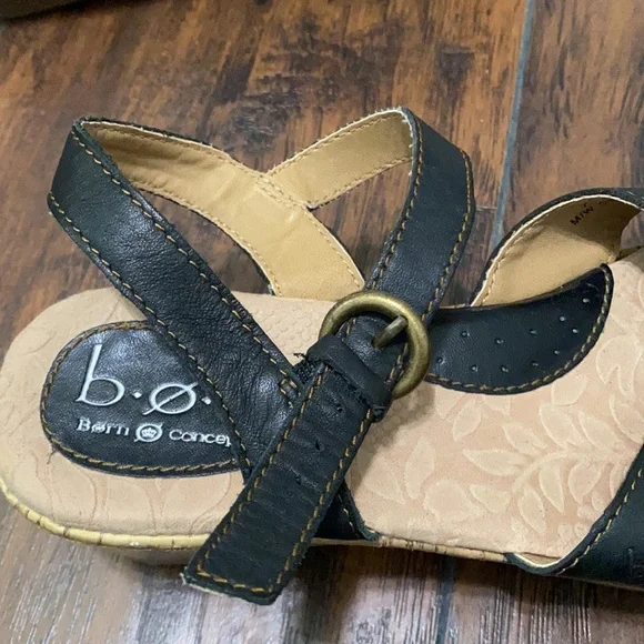 b.o.c Born black platform wedge sandal 7 / 38 - Picture 11 of 11